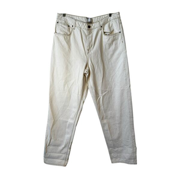 ASOS Design New Men's Baggy Jeans Denim in Ecru Size 36 Casual Comfort - Picture 1 of 9